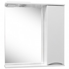 Шкаф зеркальный в ванную комнату 'ЖЕНЕВА 70' правый с подсветкой